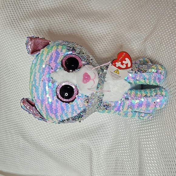 TY FLIPPABLES-WIMSY THE CAT - Picture 1 of 7